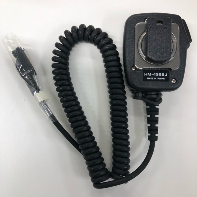 アイコム 防水形スピーカーマイクロホンHM-159FS 中古品 アクセサリ