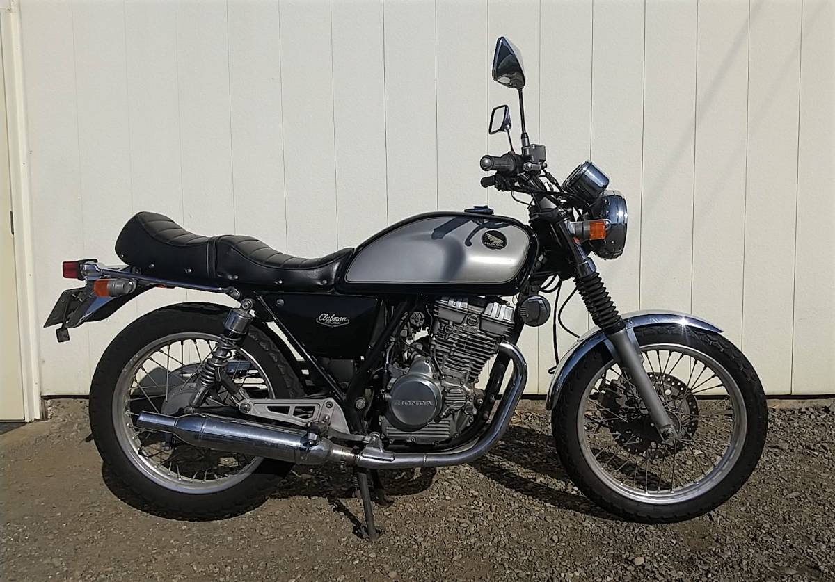 GB250クラブマン5型　実働　書付き　自賠責R7年6月まで 実働 GB250 clubman クラブマン 5型 埼玉県 黒/銀 自賠責残あり 単気筒