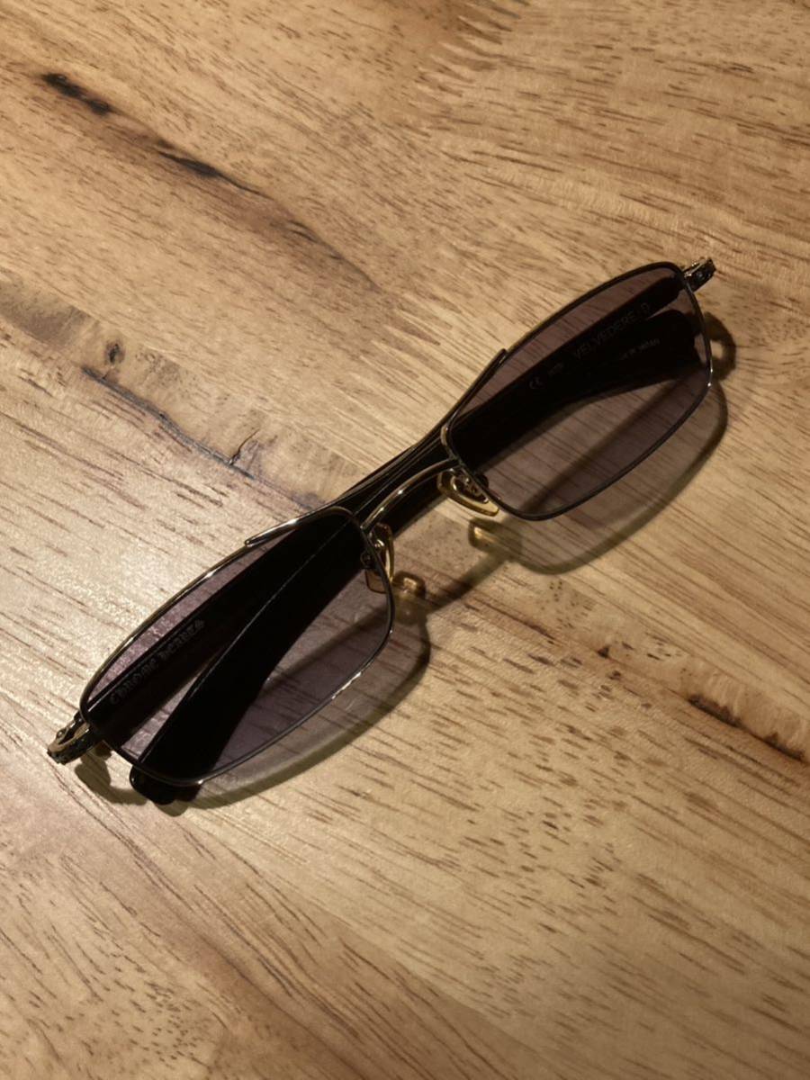 正規廃盤品 クロムハーツ エボニーウッド サングラス/検索）眼鏡 ダガー クロス フレア 黒檀 マホガニー