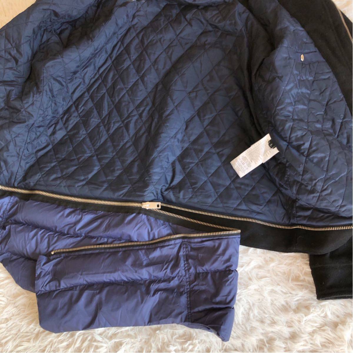美品！希少 Lサイズ！DIESEL ディーゼル ウール×ナイロン×中綿 切替
