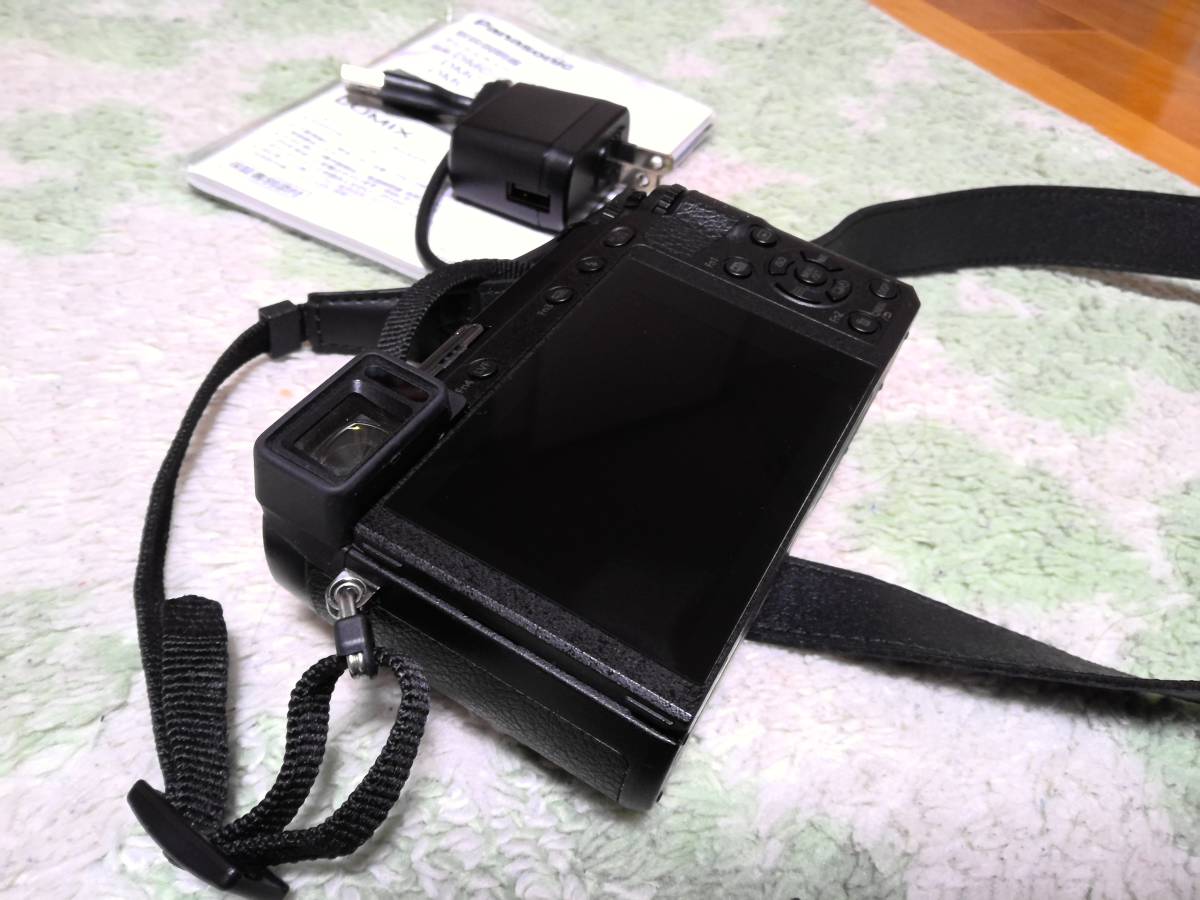 中古良品 PANASONIC LUMIX GX7 MK2 ボディ 4K動画、サブ向き 社外品充電器とバッテリー2個つき LUMIX Panasonic ブラック GX-7 シルバー ☆元