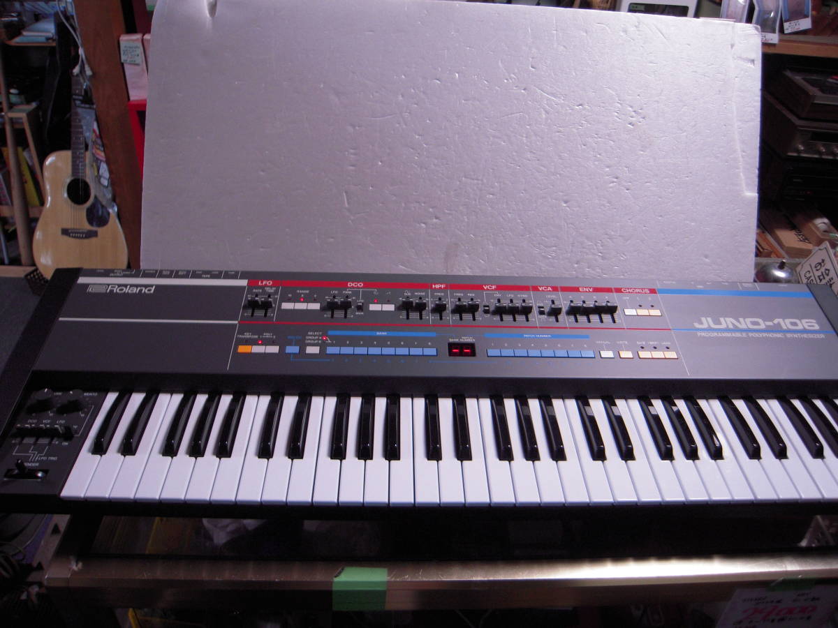 Roland JUNO-106 シンセサイザー 通電 - ローランド ショップ 現状販売 