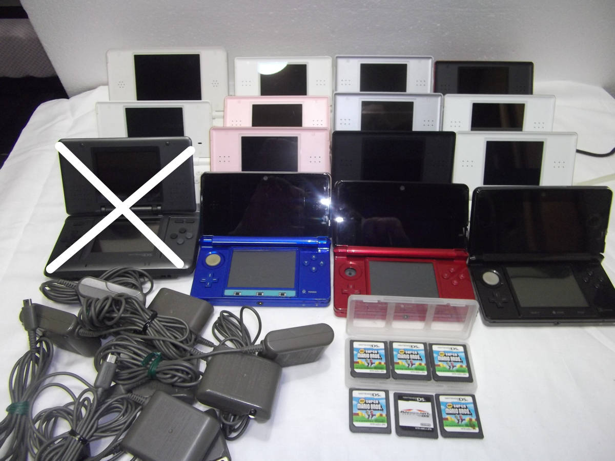 新作，お得 Nintendo3DSなど合計14台＆ソフト周辺セット ジャンク(ニンテンドー3DS本体)｜売買されたオークション情報、yahooの商品情報をアーカイブ公開 - オークファン ニンテンドー3DS本体