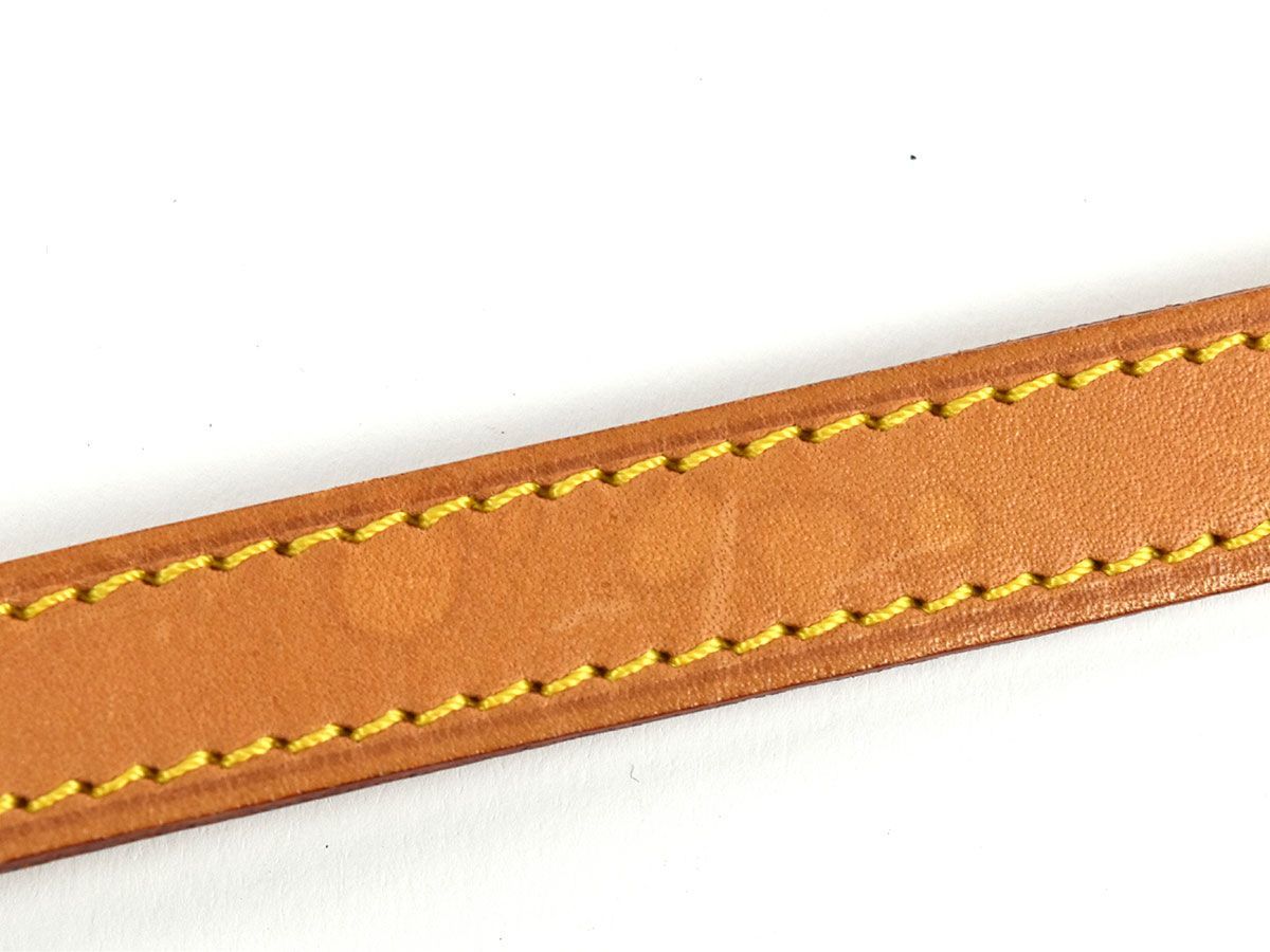 137548◆LOUIS VUITTON ルイ ヴィトン ショルダーストラップ 斜めがけ 肩紐 バッグ用パーツ レザー ベージュ メンズ レディース/ G