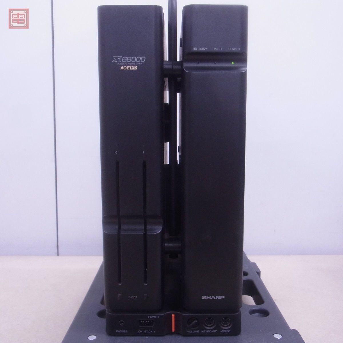 SHARP X68000ACE HD (CZ-611C-BK) 本体 通電OK ※HDD無し シャープ ジャンク パーツ取りなどにどうぞ 1円〜【40