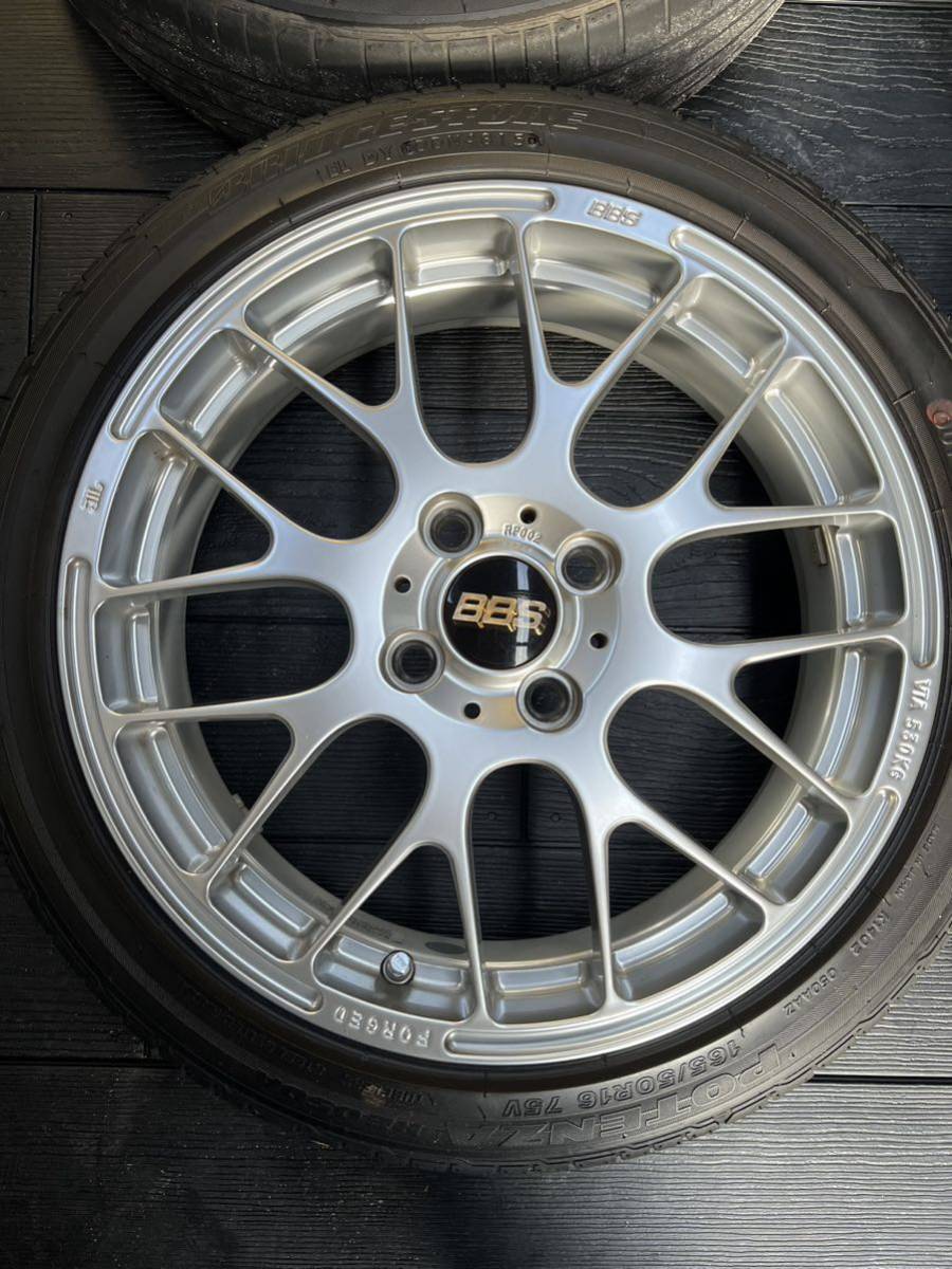 極美品 BBS 16インチ アルミホイール 165/50R16 PCD100 4穴 コペン 