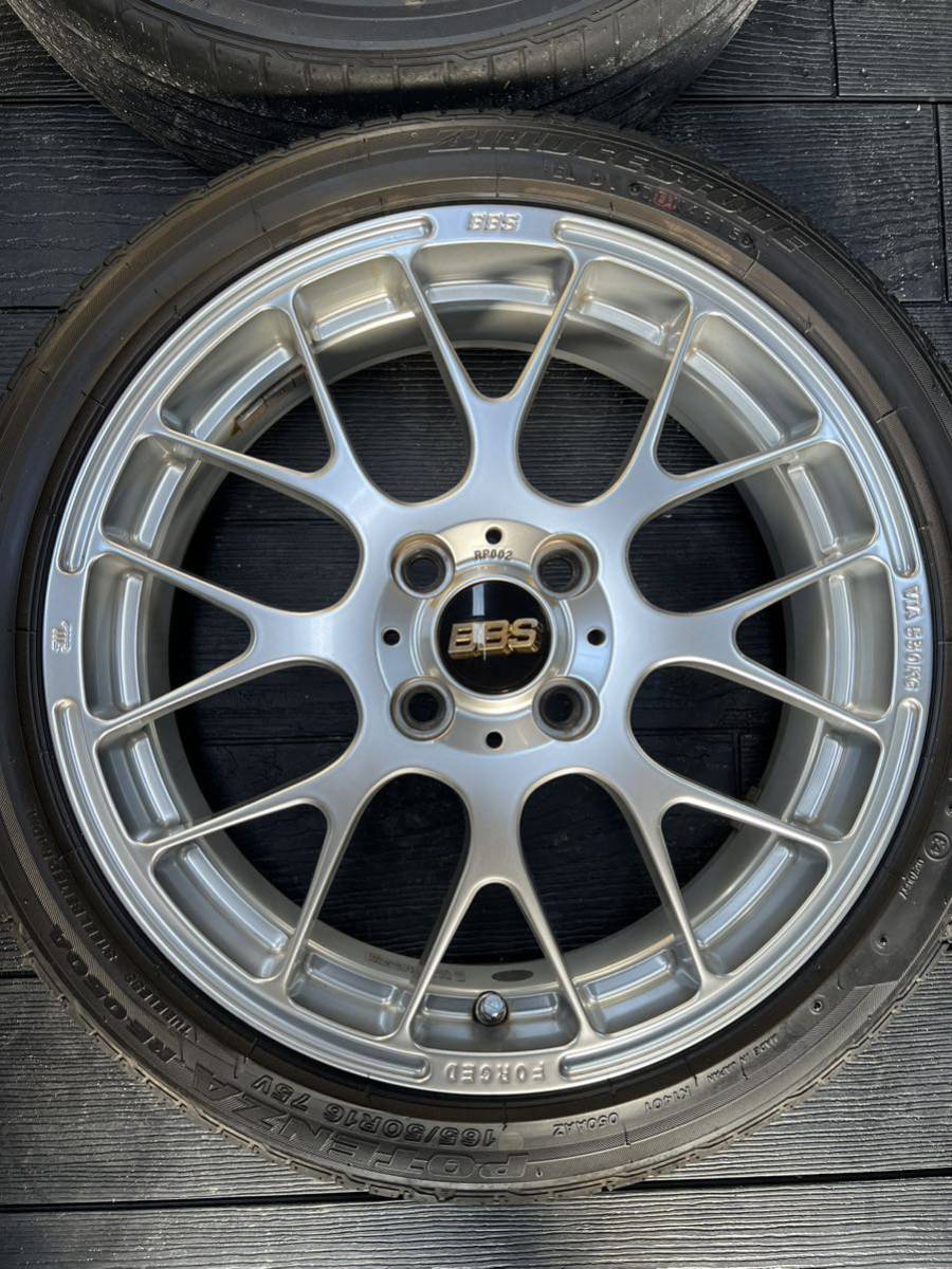 極美品 BBS 16インチ アルミホイール 165/50R16 PCD100 4穴 コペン  