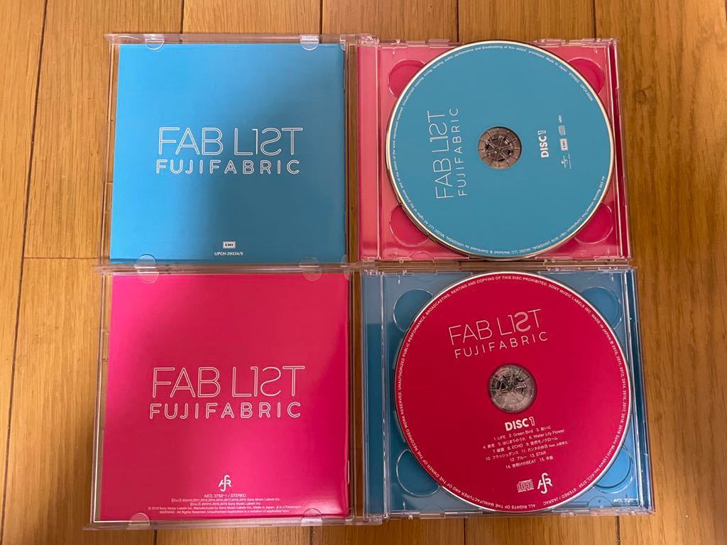 フジファブリック FAB LIST1 FAB LIST2 初回生産限定盤 2枚セット