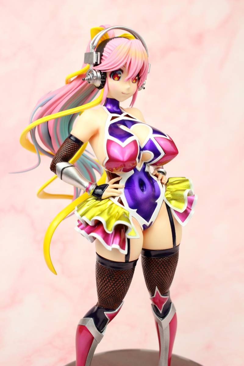 塗装完成品】対魔忍そに子ver2 すーぱーそに子 ガレージキット ガレキ 