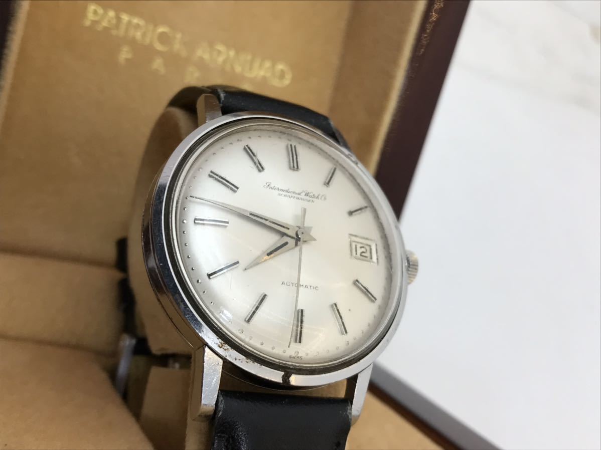 画像27枚 IWC SCHAFFHAUSEN シャフハウゼン 劣化有ですが純正ベルト d 