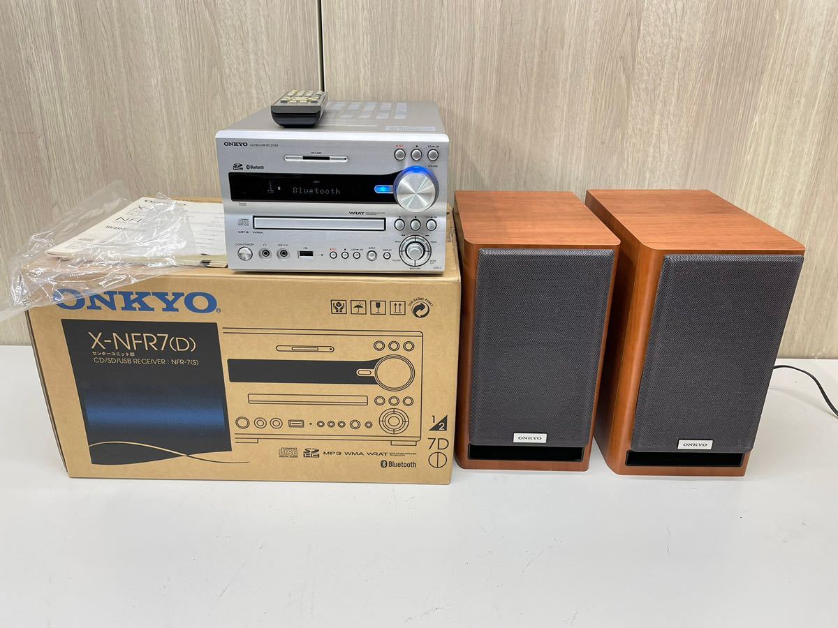NO99) ONKYO MODEL NO. NFR-7 Bluetooth ok CD NG. ※ジャンク