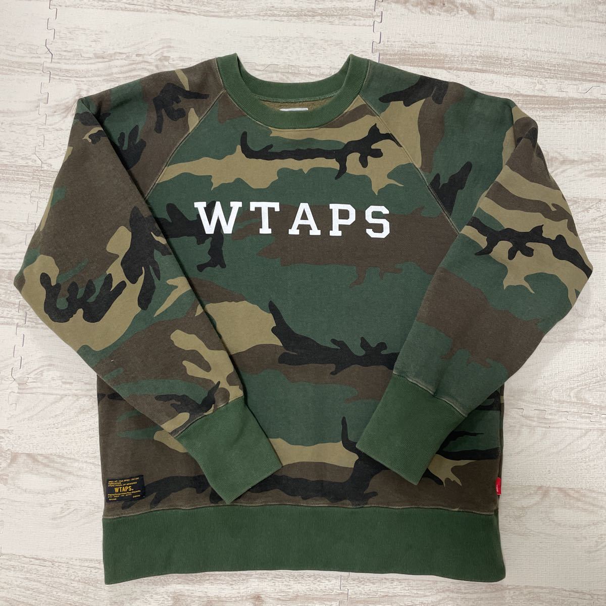 WTAPS ダブルタップス スウェット カモフラ 迷彩 S