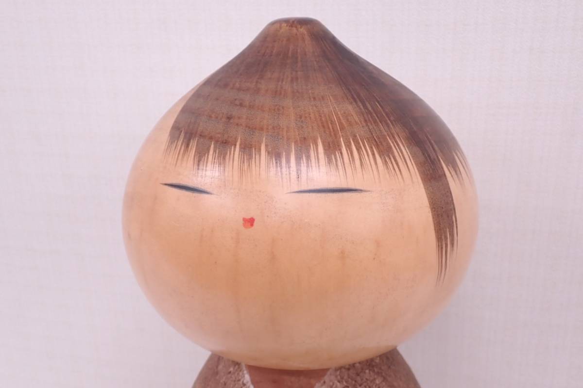 創作こけし 渡辺正雄作 「無心」高さ45.5cm 重さ3238g 民芸 伝統工芸
