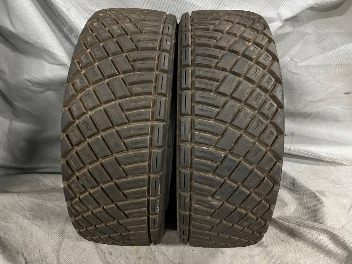 【ダンロップ】【DUNLOP】DIREZZA 88R 205/65 R15 DT-L DT-R 組付け歴あり 走行小　2本セット　ダート　②