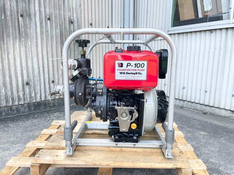 【米軍放出品】消防ポンプ ディーゼルエンジン式ポンプ YANMAR/ヤンマーエンジン 7.4kW/10馬力 ☆TL14BM-W