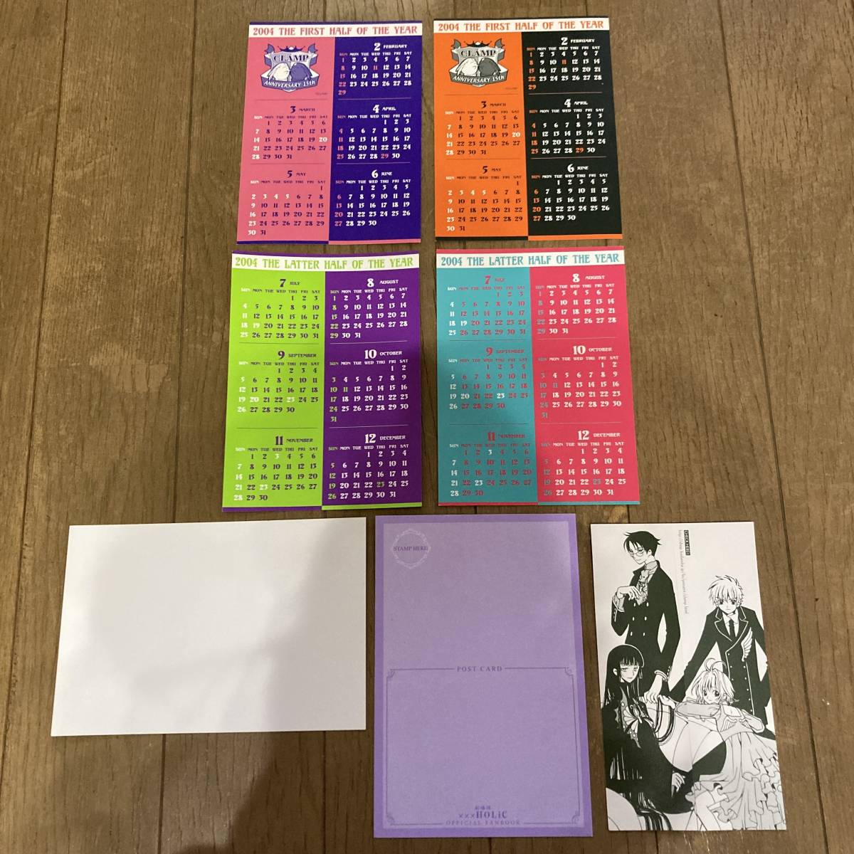 美品】ツバサ xxxHOLiC ポストカード6枚 しおり2枚 CLAMP ツバサ