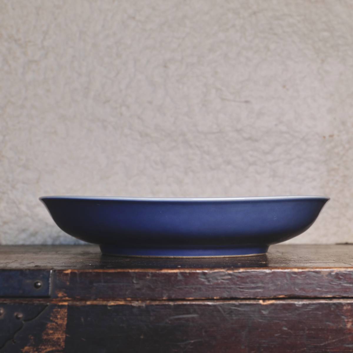 清時代 藍釉 皿 大清咸豊年製 藍駒 STORE CRAFT – 大皿 - 公式通販 清代霁蓝釉 岩華窯 京都 | 日々の