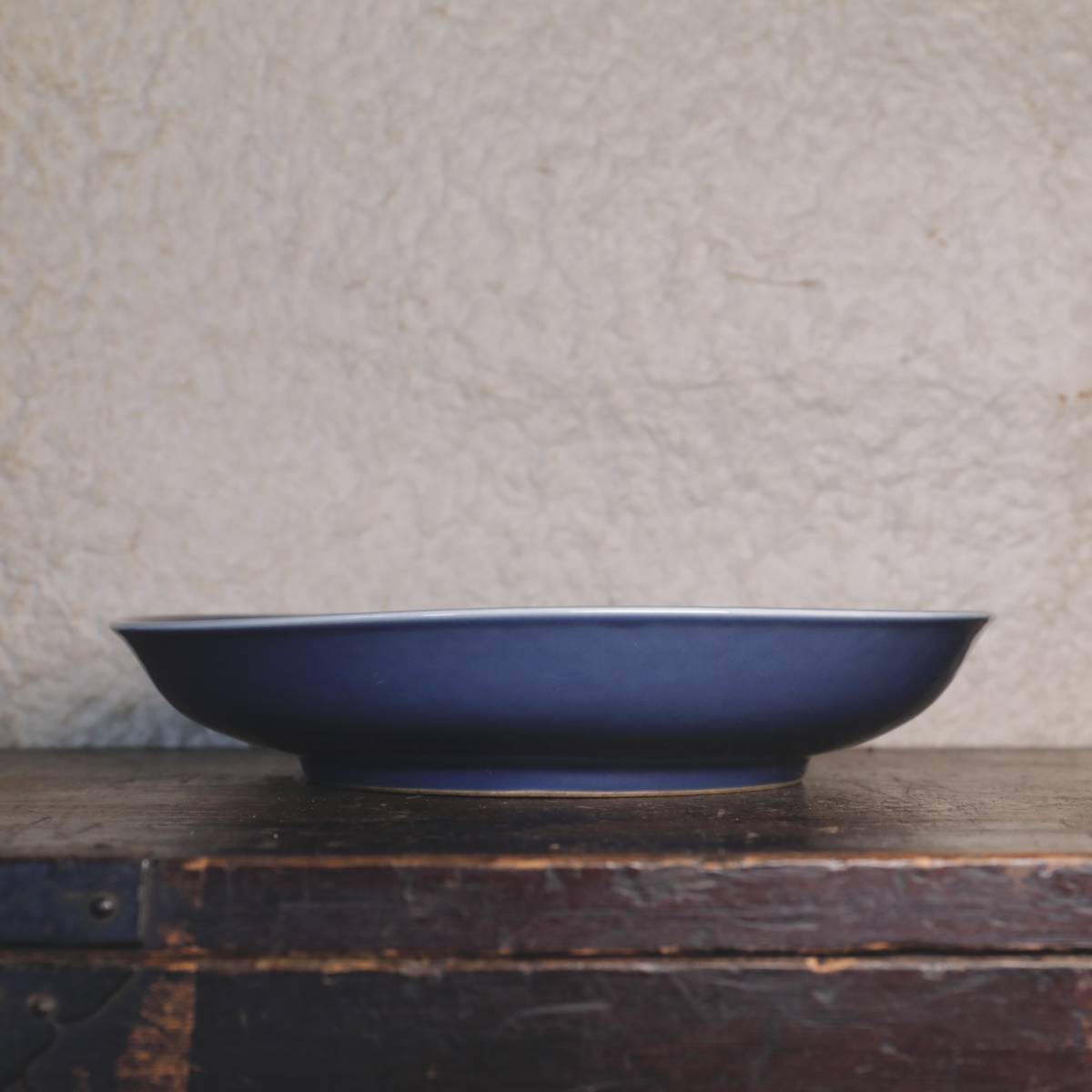 清時代 藍釉 皿 大清咸豊年製 藍駒 STORE CRAFT – 大皿 - 公式通販 清代霁蓝釉 岩華窯 京都 | 日々の