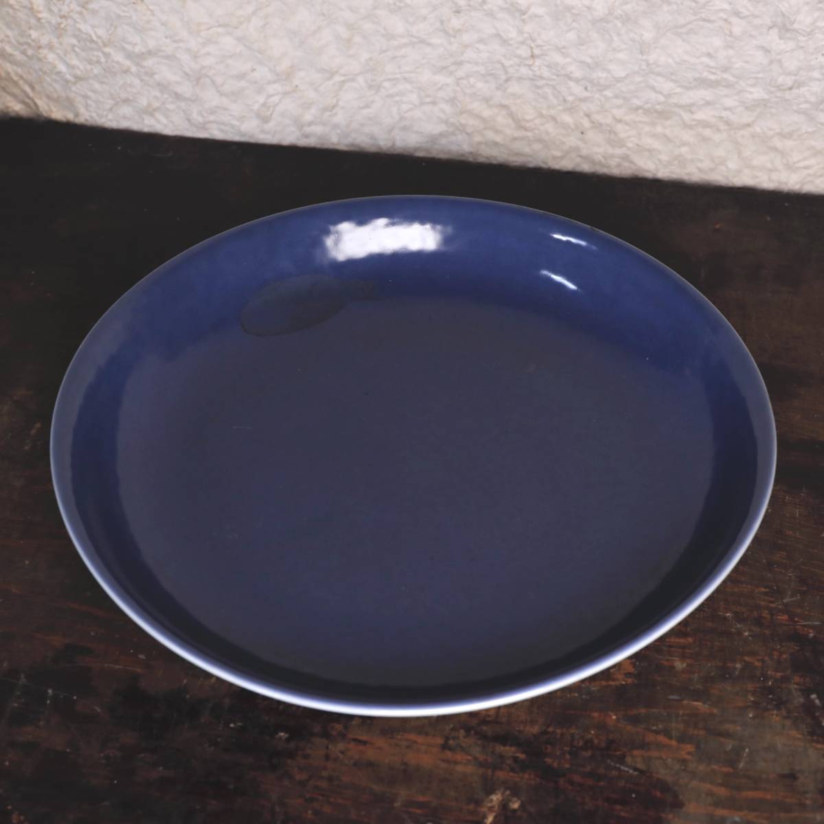 清時代 藍釉 皿 大清咸豊年製 藍駒 STORE CRAFT – 大皿 - 公式通販 清代霁蓝釉 岩華窯 京都 | 日々の