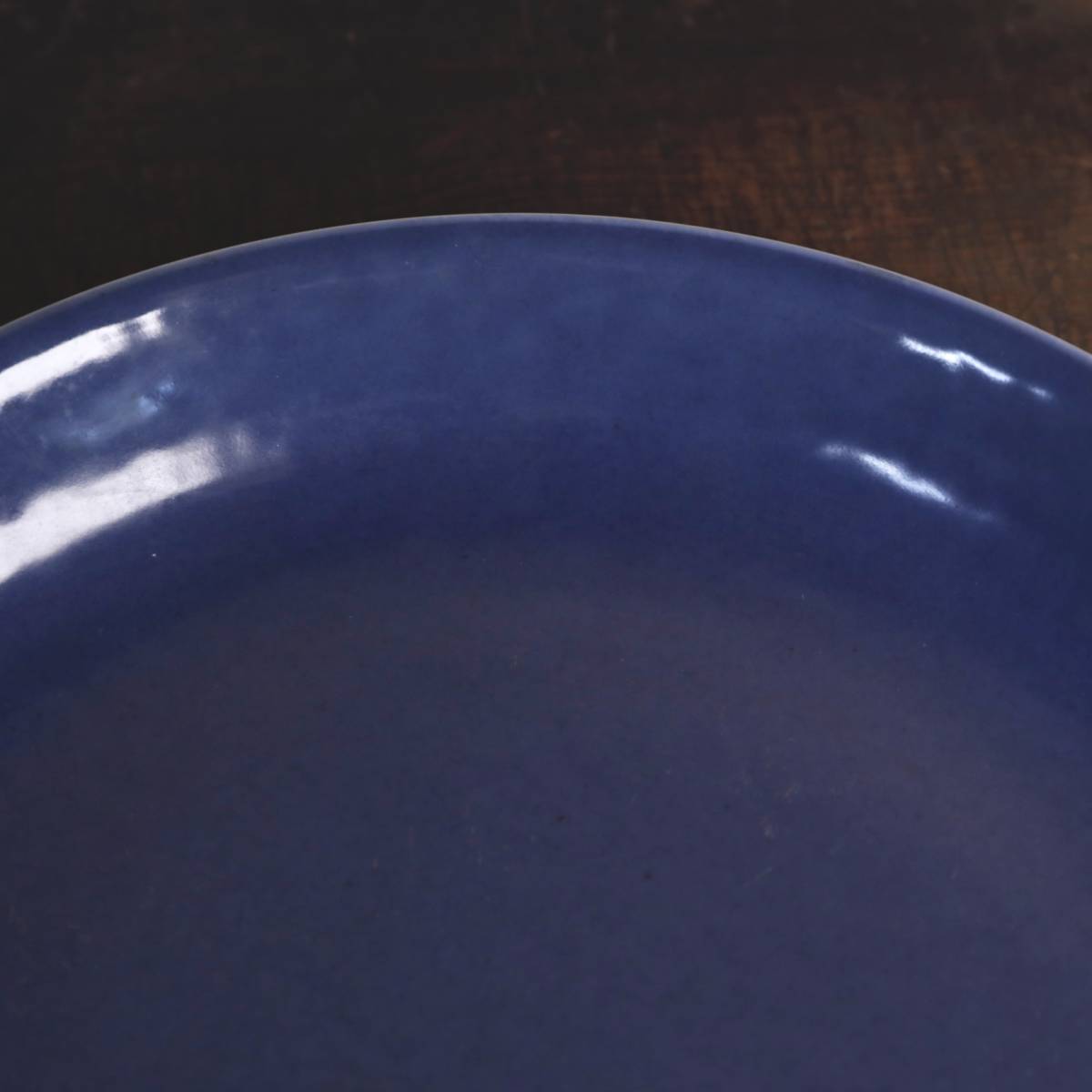 清時代 藍釉 皿 大清咸豊年製 藍駒 STORE CRAFT – 大皿 - 公式通販 清代霁蓝釉 岩華窯 京都 | 日々の