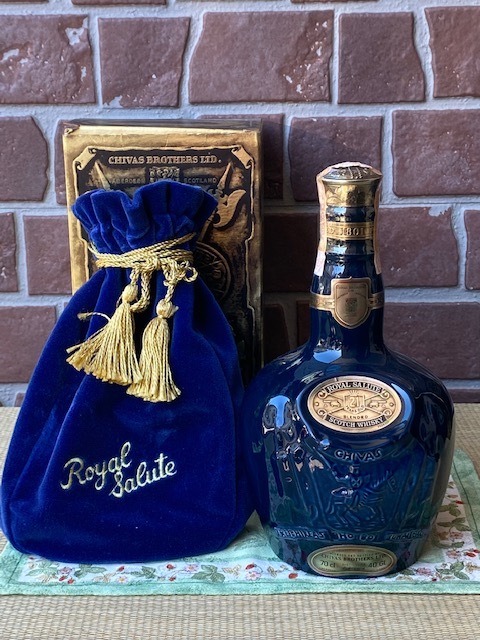SALUTE ロイヤルサルート 21年 ROYAL 未開栓 古酒 赤陶器 未開栓