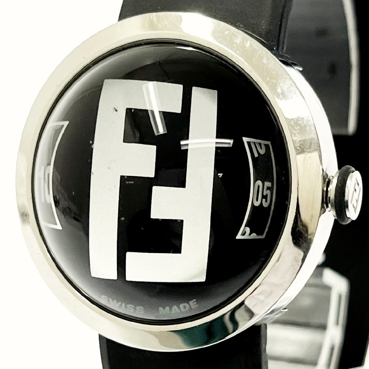 メンズ 稼動品 FENDI フェンディ 8010G ブースラ ドーム ズッカ 腕時計
