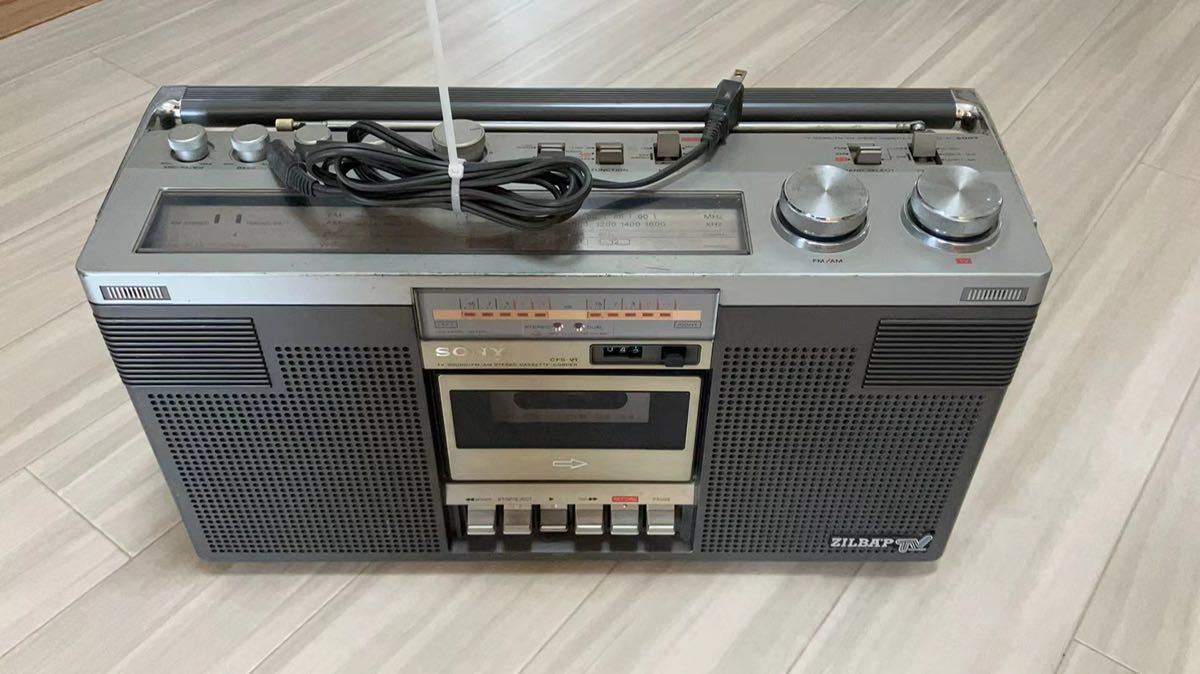 SONY CFS-V1 ステレオ ジルバップ ラジオカセットレコーダー 岡山 販売