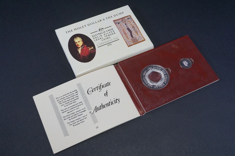 433)希少!外国貨幣 1988年 オーストラリア銀貨 ホーリーダラー＆ダンプ