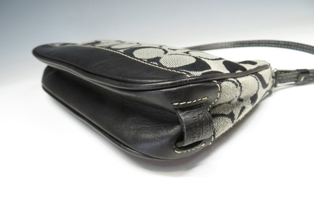 1円～COACH コーチ キャンバス シグネチャー アクセサリーポーチ F2J
