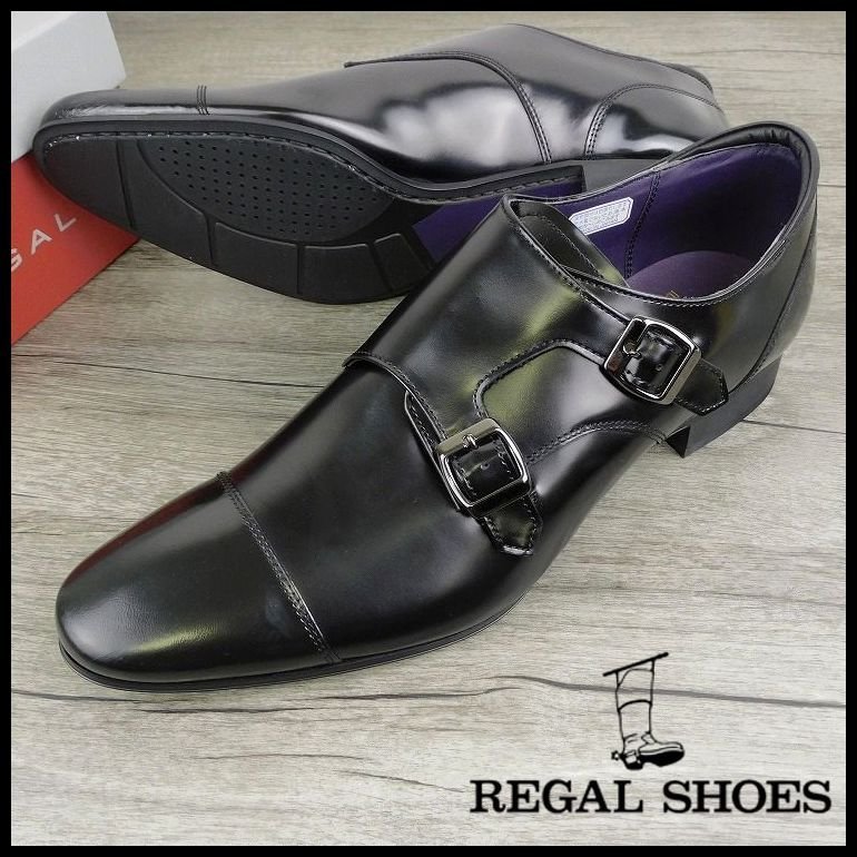 最安値，豊富な B1896 1円 正規品 REGAL リーガル 27cm 黒 ダブルモンクストラップ ビジネスシューズ セミマッケイ製法 日本製 37TR メンズ Q1(27.0cm)｜売買されたオークション情報、yahooの商品情報をアーカイブ公 靴