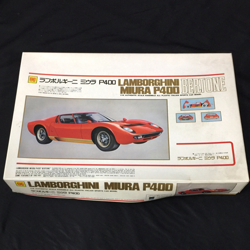 未組立 オオタキ 1/16 ランボルギーニ ミウラ P400 プラモデル 説明書