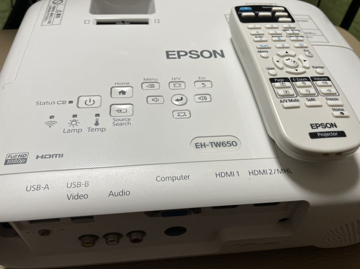 EPSON EH-TW650 プロジェクター ジャンク品 【公式通販】