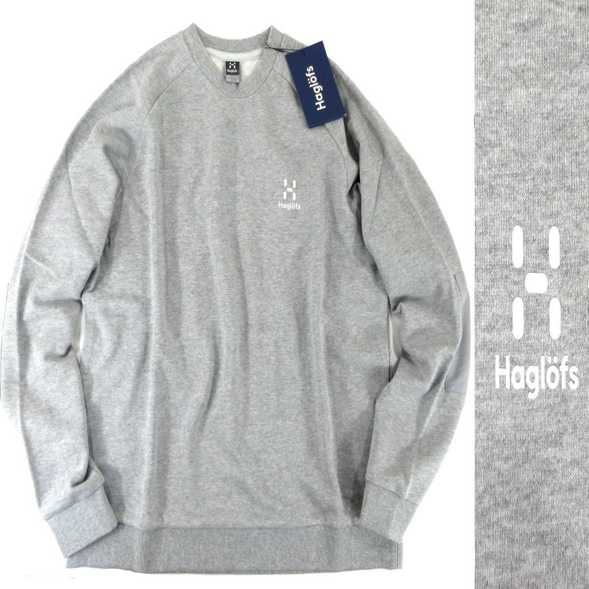 限定セール，送料無料 Haglofs オーガニックコットン プルオーバー スウェット M グレー ホグロフス アウトドア 010928 J343(男性用)｜売買されたオークション情報、yahooの商品情報をアーカイブ公開 - オークファン 男性用