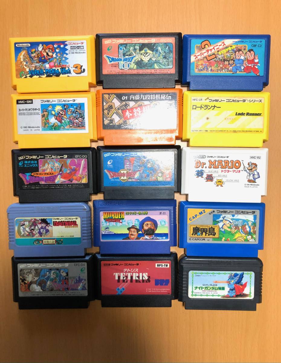 ニューファミコン 本体一式 ＋ マリオブラザーズ・ドラクエ3など