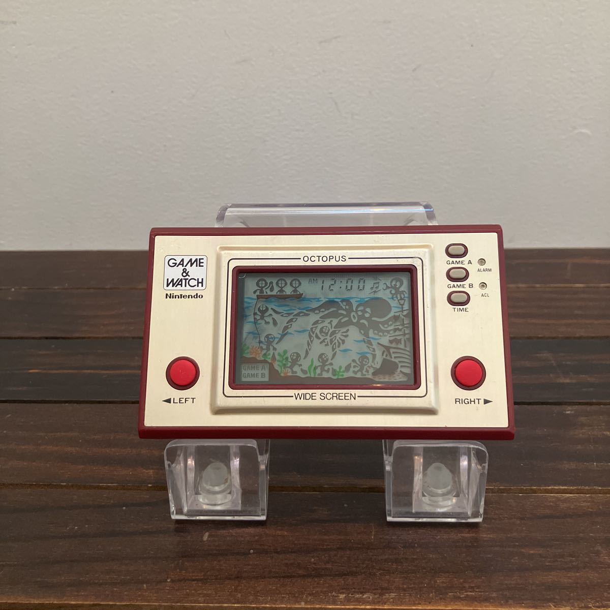 ゲームウォッチ オクトパス ※超美品 GAME&WATCH OCTOPUS Nintendo
