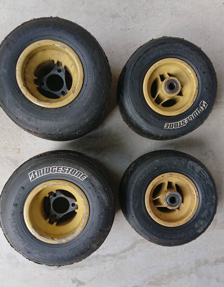 レーシングカート フリーライン ホイール SLFD タイヤ アルミ マグ