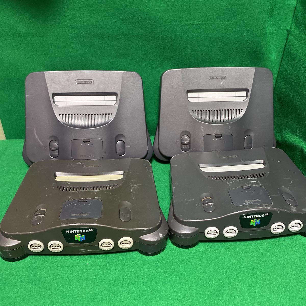 限定セール，定番 N64 ニンテンドー64 本体 4台セット N64 ニンテンドー64 動作確認ok ゲーム機 任天堂 任天堂64 NINTENDO64 1円スタート(本体、アクセサリー)｜売買されたオークション情報、yahooの商品情報をアーカ 本体、アクセサリー