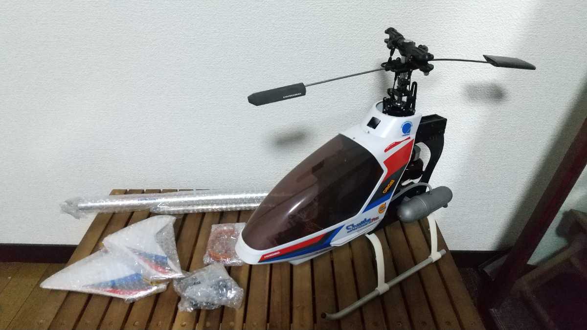 ヒロボー　ラジコンヘリコプター　エンジン ヒロボー RC エンジン 付き ヘリコプター HIROBO limited shuttle plus