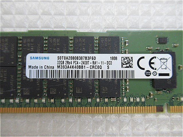 SAMSUNG サーバー用メモリ 16GB×2枚セット 32GB 2Rx4 PC4-2400T-RA1-11-DC0