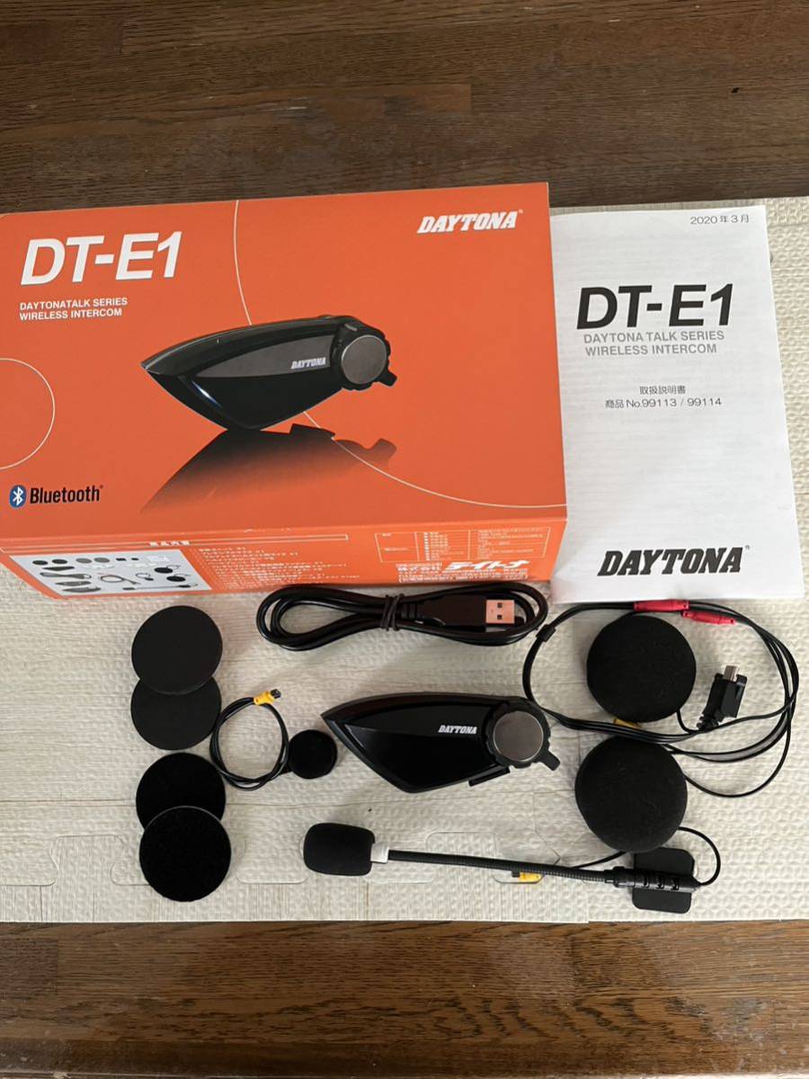 Daytona デイトナ DT-E1 Bluetooth ブルートゥース インカム シングル