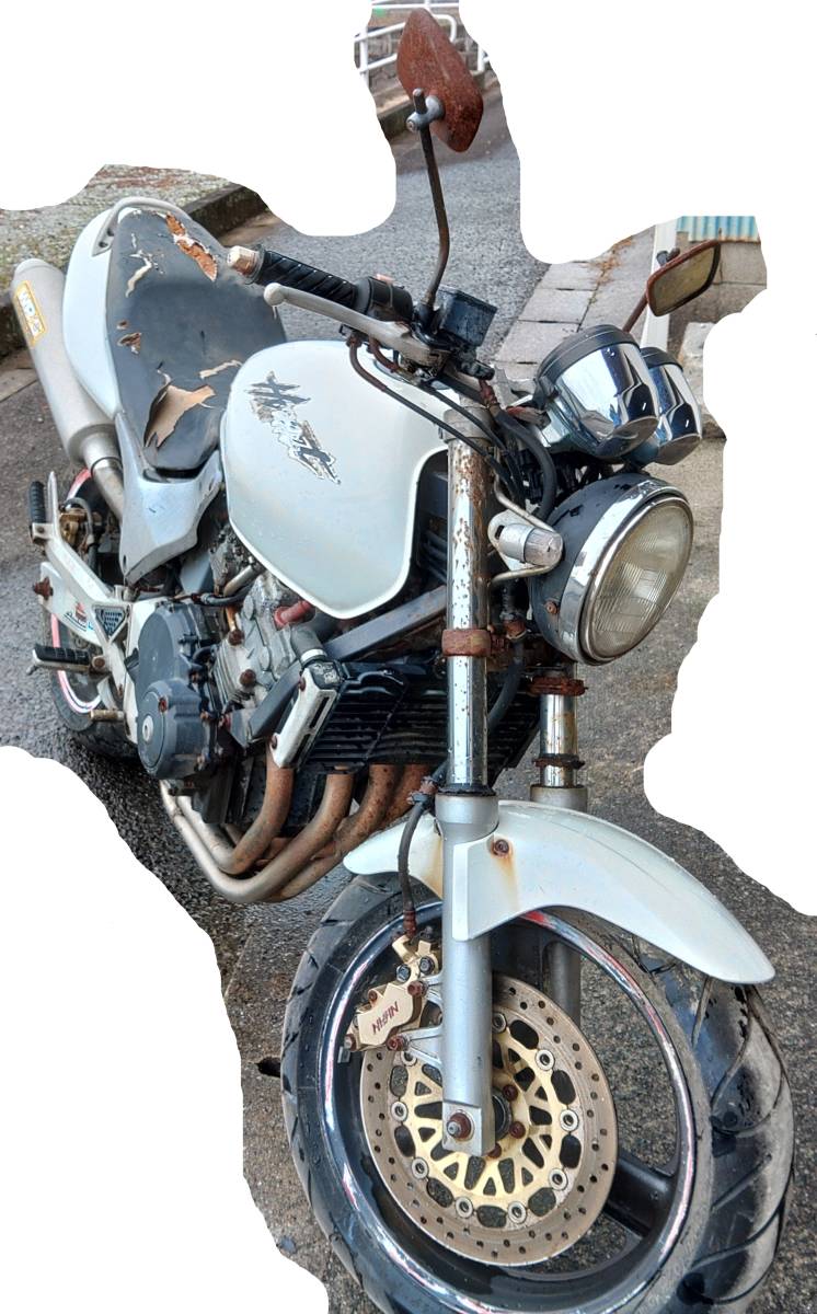 ホンダ ホーネット250 書類、鍵付