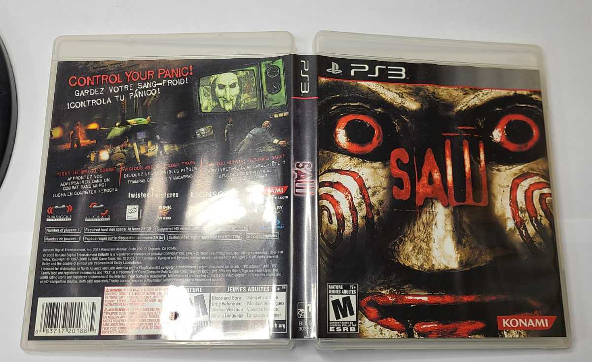 PS3 SAW 北米版 ソウ ホラーゲーム｜Yahoo!フリマ（旧 KONAMI 輸入盤 