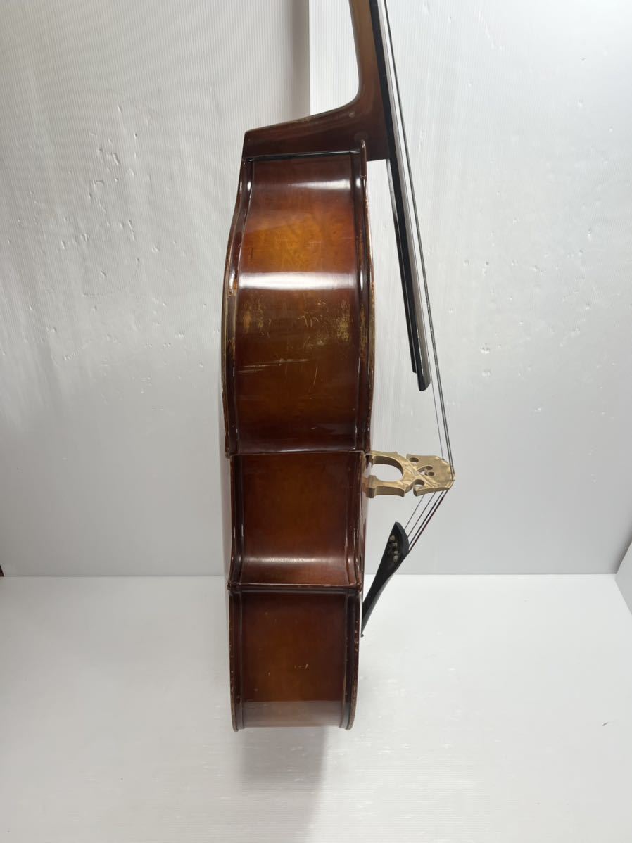 ウッドベース　チャキE-12　修理後あり ウッドベース チャキE-12 修理後あり