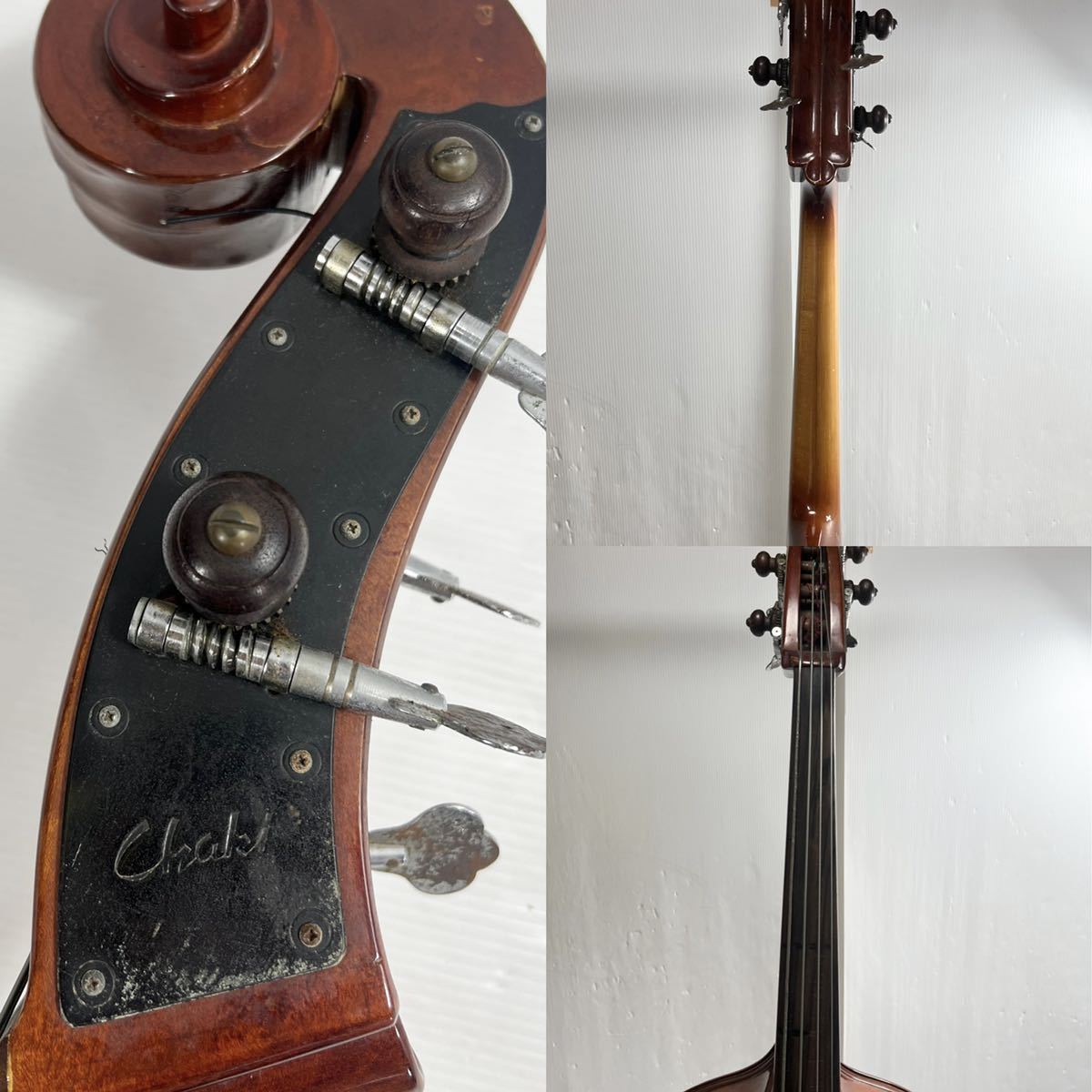 ウッドベース チャキE-12 修理後あり