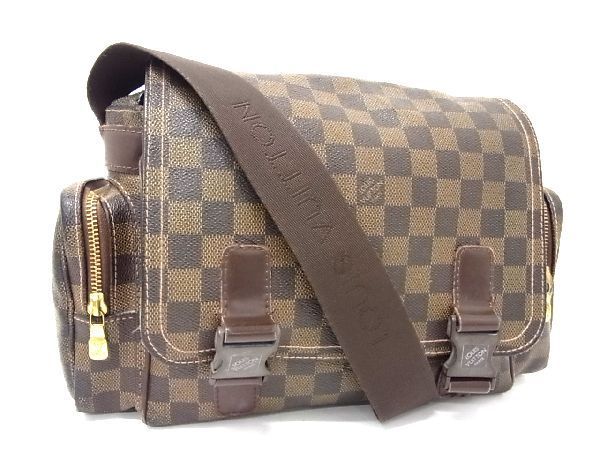 1円 LOUIS VUITTON ルイヴィトン N51126 ダミエ リポーターメル 