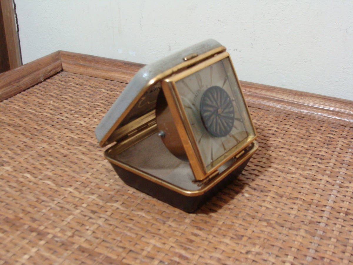 中古品☆昭和レトロ☆LORD KING☆ロードキング☆置時計☆手巻き