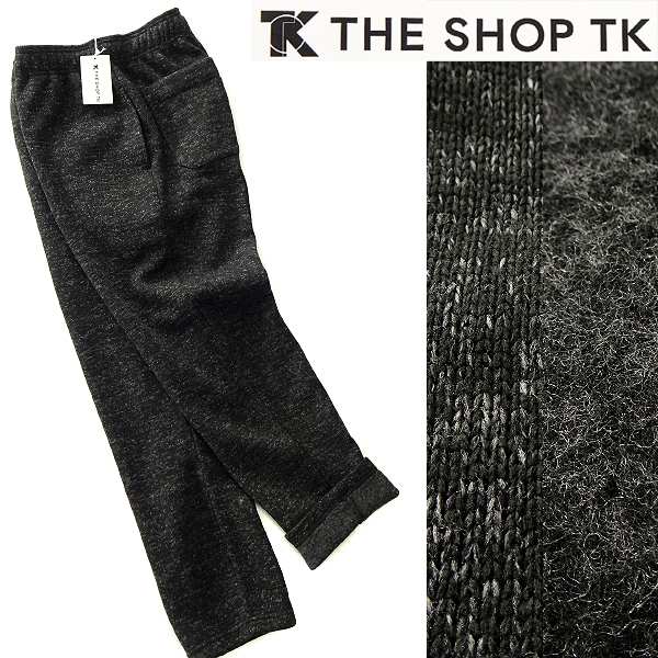 定番，安い タケオキクチ 裏起毛 厚手 ニット フリース イージー パンツ XL 黒 P29052 秋冬 メンズ THE SHOP TK スウェット ジャージー(XLサイズ以上)｜売買されたオークション情報、yahooの商品情報をアーカイ XLサイズ以上