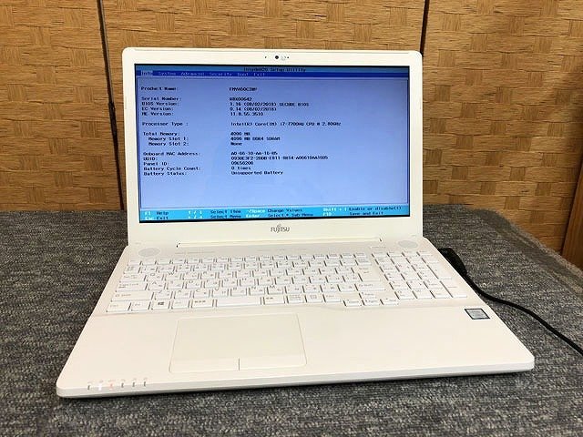 SME61290相 富士通 FMV LIFEBOOK 15.6型 ノートPC FMVA50C3WP Core i7