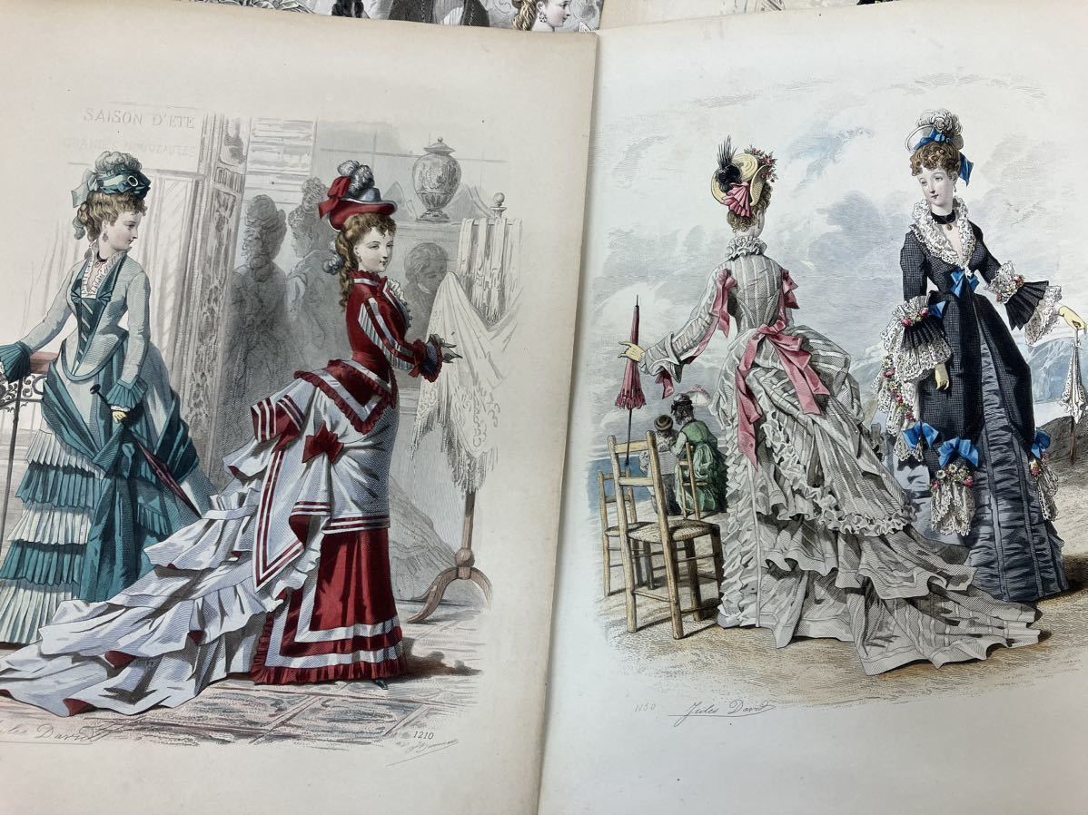 フランスアンティーク》フランスアンティークファッションプレート 10