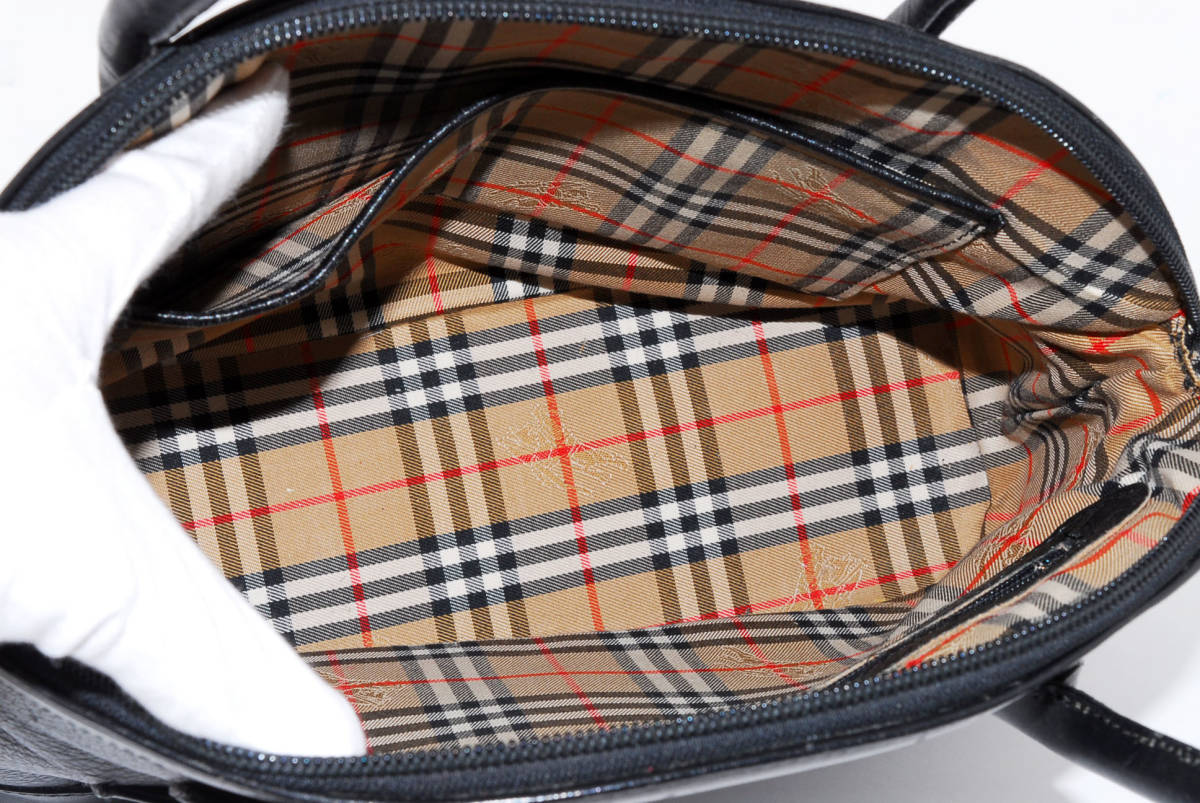 【1円スタート】BURBERRYS ヴィンテージ バーバリーズ ノヴァチェック ホースシャドウ 2WAYハンドバッグ トップハンドル ロゴ 22-7982 ノバチェック バーバリーズ Burberrys 裏地ノバチェック柄スウィングトップ フリンジ ウール100％